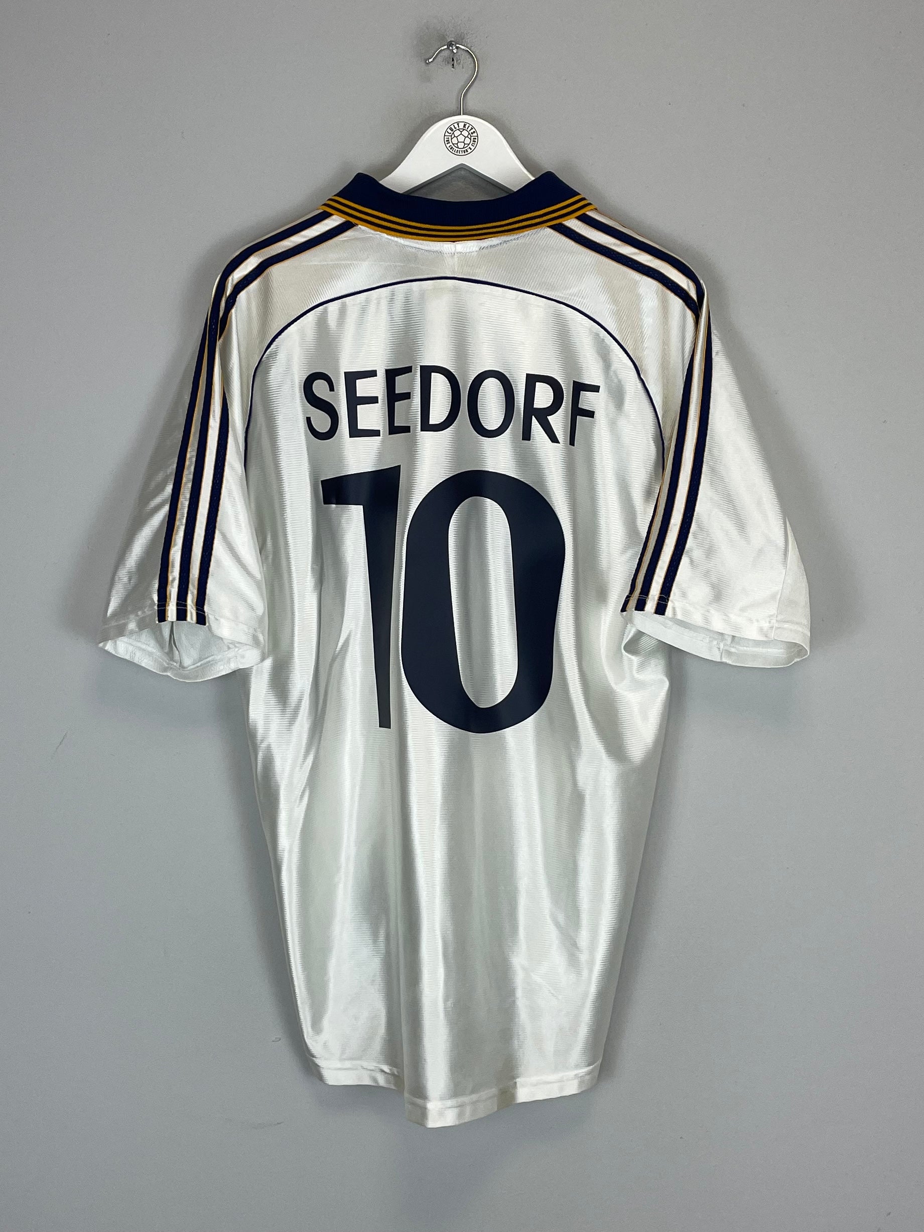 1998/99 REAL MADRID SEEDORF #10 HOME SHIRT (L) ADIDAS