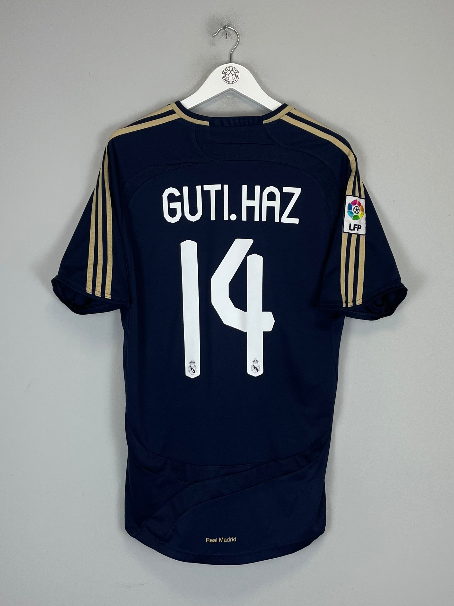 2007/08 REAL MADRID GUTI HAZ #14 AWAY SHIRT (M) ADIDAS