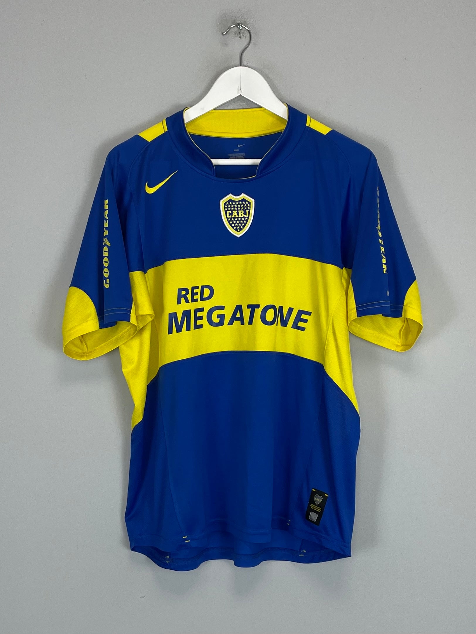 2005/06 BOCA JUNIORS HOME SHIRT (L) NIKE