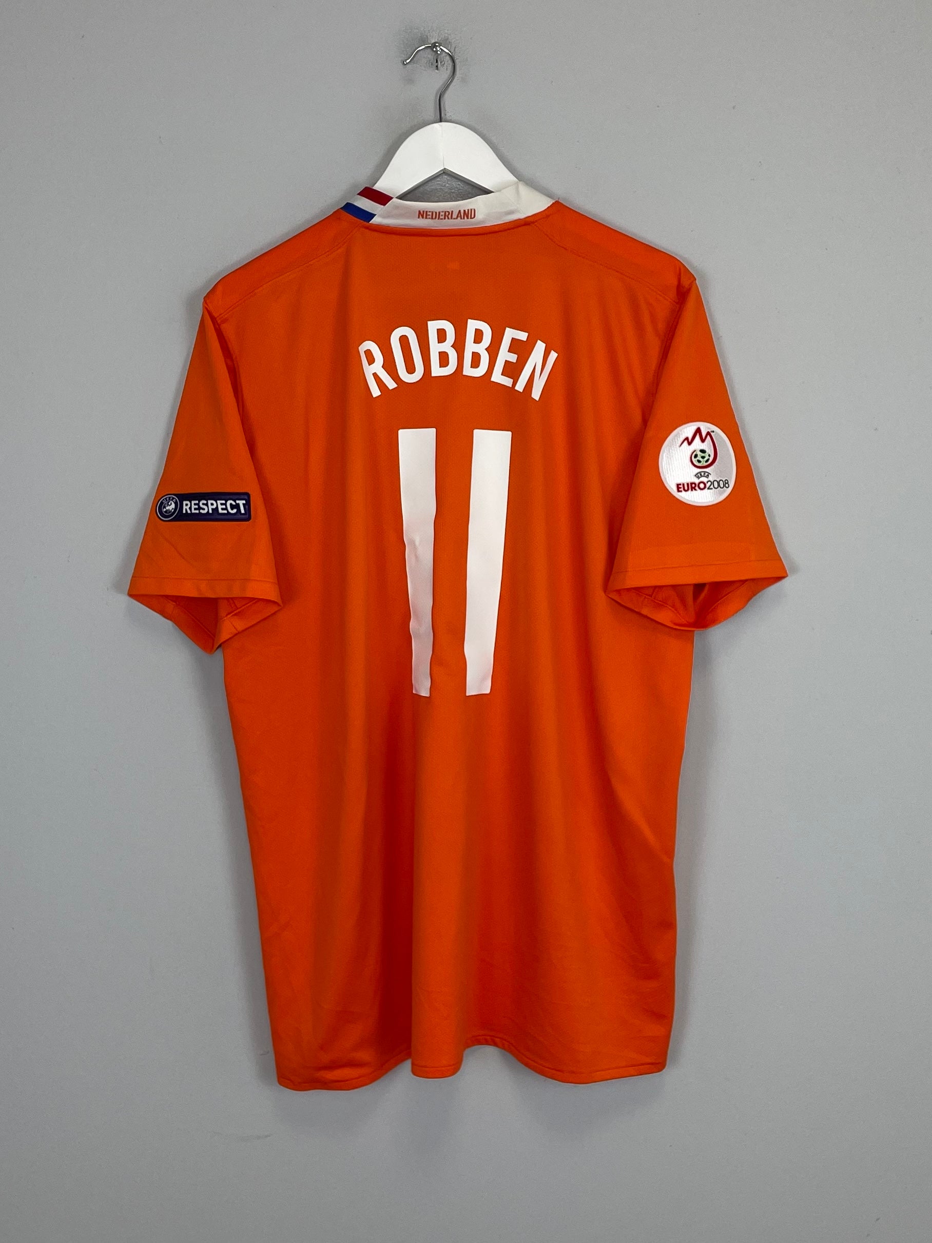 2008/10 NETHERLANDS ROBBEN #11 HOME SHIRT (XL) NIKE