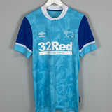 2021/22 DERBY COUNTY AWAY SHIRT (M) UMBRO