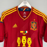 2012 SPAIN EURO FINAL SHIRT (M) ADIDAS