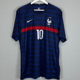 2020/21 FRANCE MBAPPE #10 HOME SHIRT (XL) NIKE