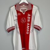 1996/97 AJAX HOME SHIRT (XL) UMBRO