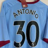 2020/21 WEST HAM ANTONIO #30 *BNWT* AWAY SHIRT (XXXL) UMBRO