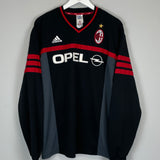 2000/02 AC MILAN TRAINING SHIRT (L) ADIDAS