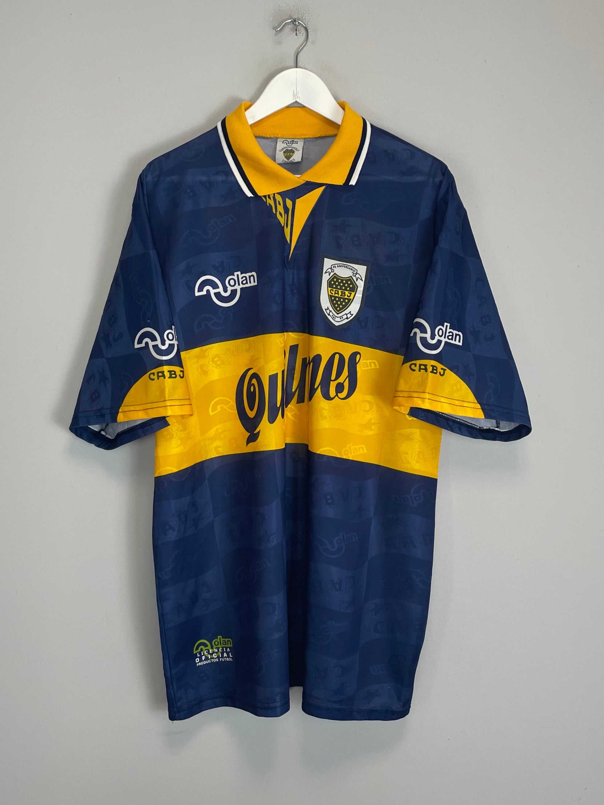 1995/97 BOCA JUNIORS HOME SHIRT (XL) OLAN