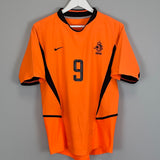 2002/04 NETHERLANDS V.NISTELROOY #9 HOME SHIRT (S) NIKE