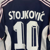 1998/00 YUGOSLAVIA STOJKOVIC #10 HOME SHIRT (M) ADIDAS