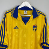 1998/99 SWEDEN HOME SHIRT (XL) ADIDAS