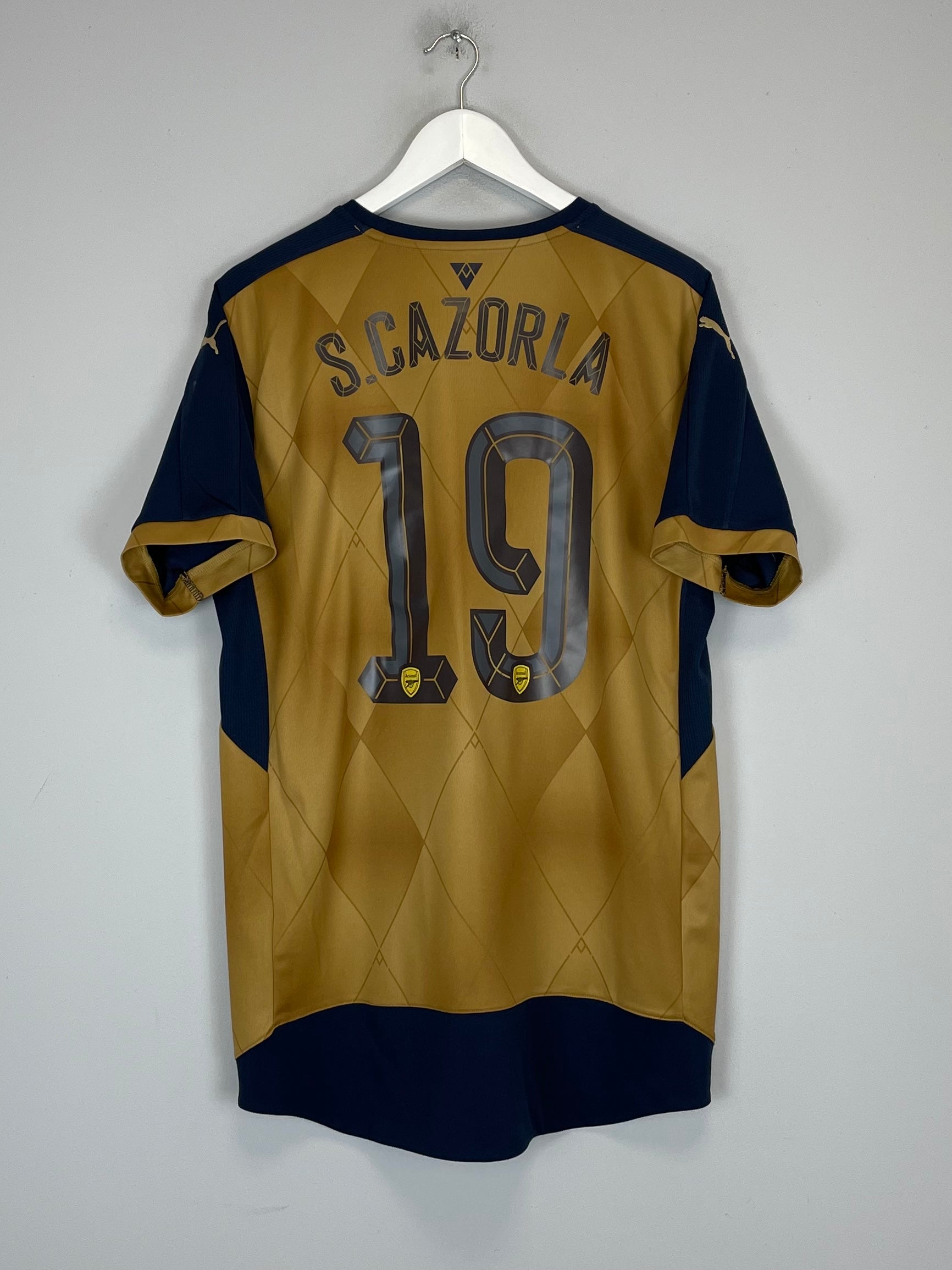 2015/16 ARSENAL CAZORLA #19 AWAY SHIRT (L) PUMA