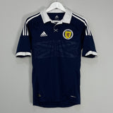 2011/13 SCOTLAND HOME SHIRT (S) ADIDAS