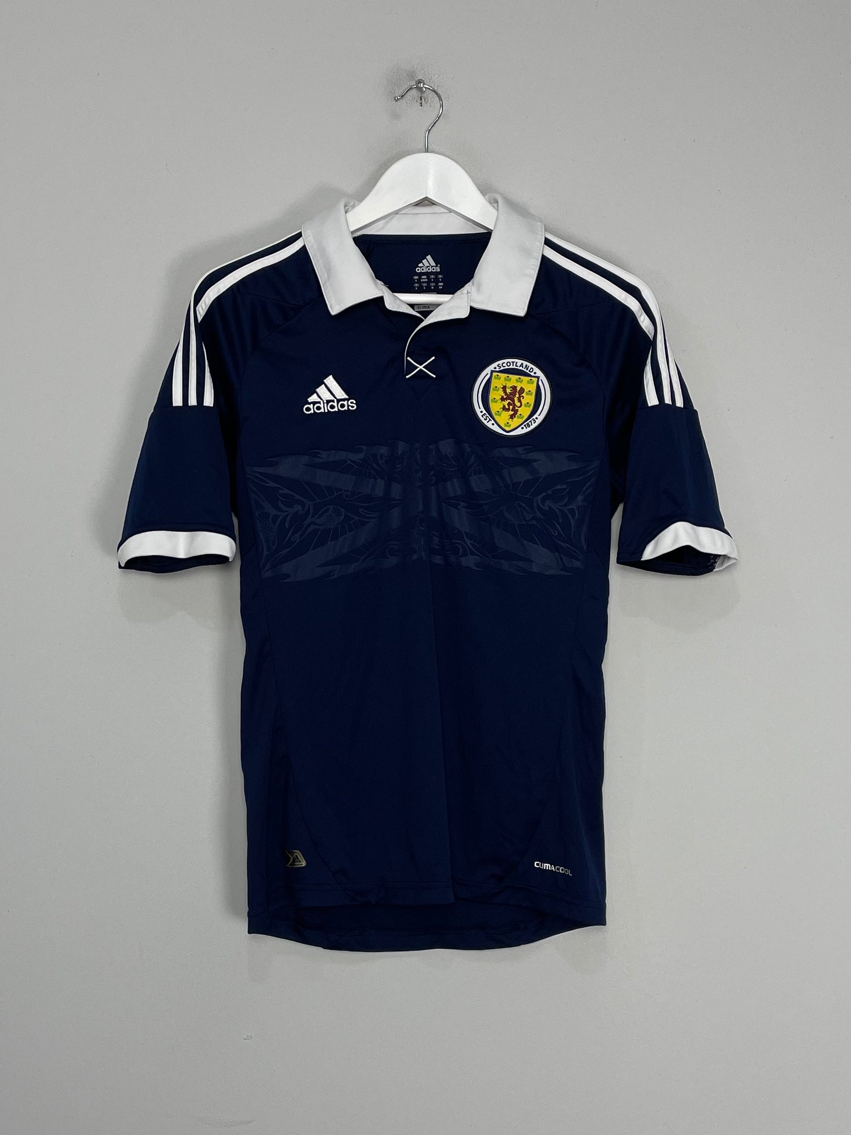 2011/13 SCOTLAND HOME SHIRT (S) ADIDAS