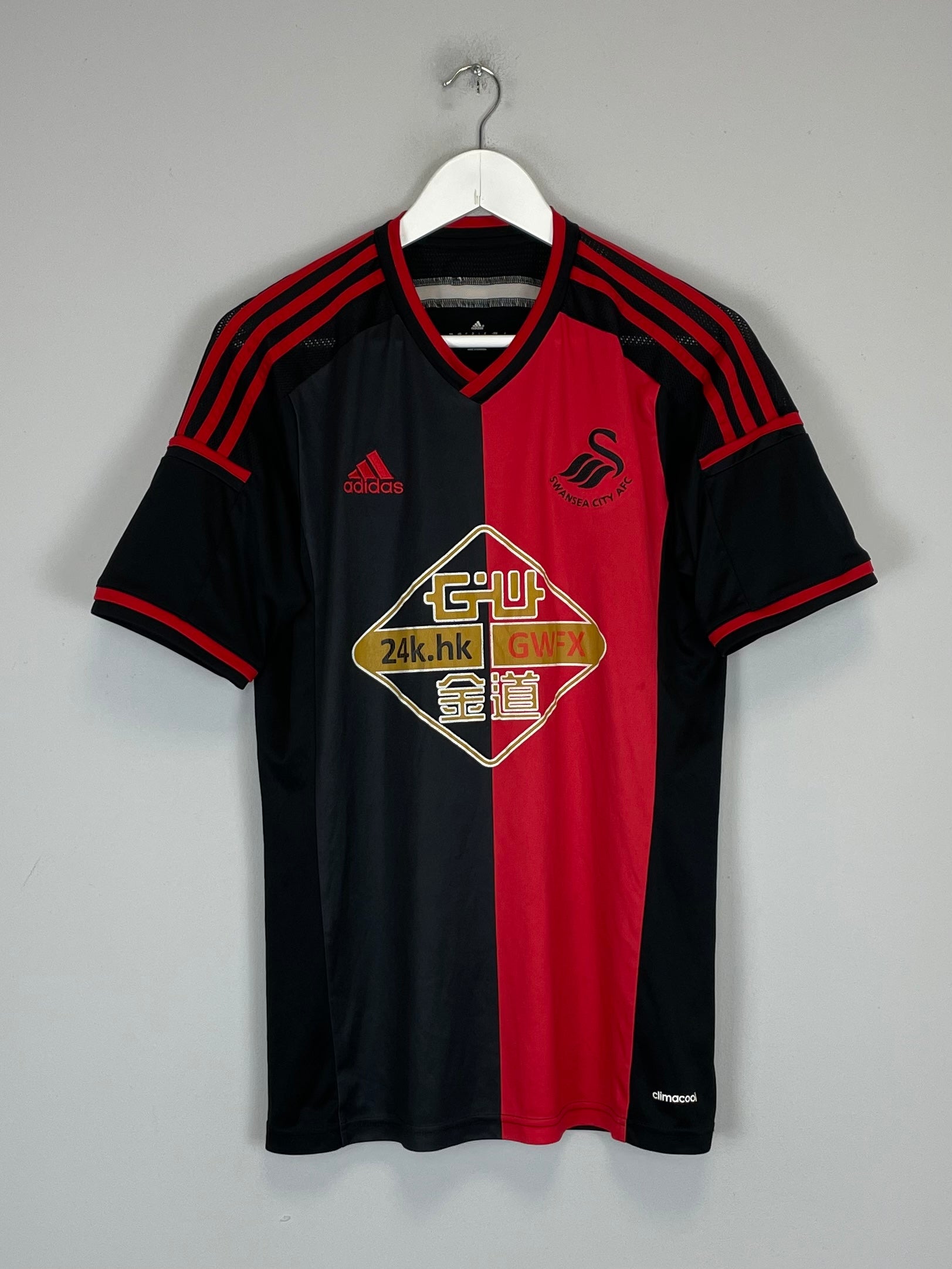 2014/15 SWANSEA CITY AWAY SHIRT (M) ADIDAS