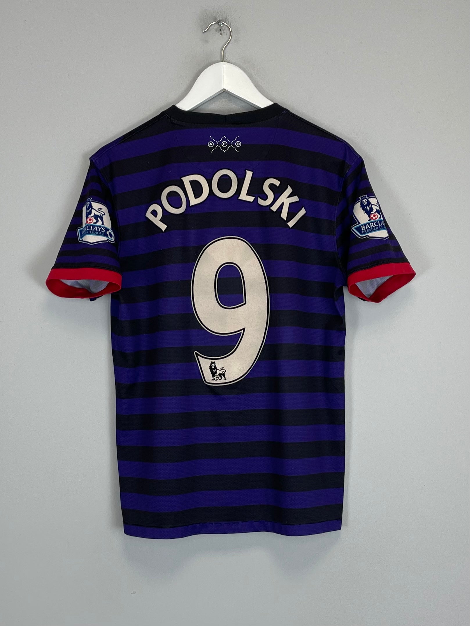 2012/13 ARSENAL PODOLSKI #9 AWAY SHIRT (M) NIKE