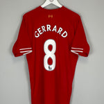 2013/14 LIVERPOOL GERRARD #8 HOME SHIRT (L) NEW BALANCE