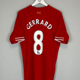 2013/14 LIVERPOOL GERRARD #8 HOME SHIRT (L) NEW BALANCE