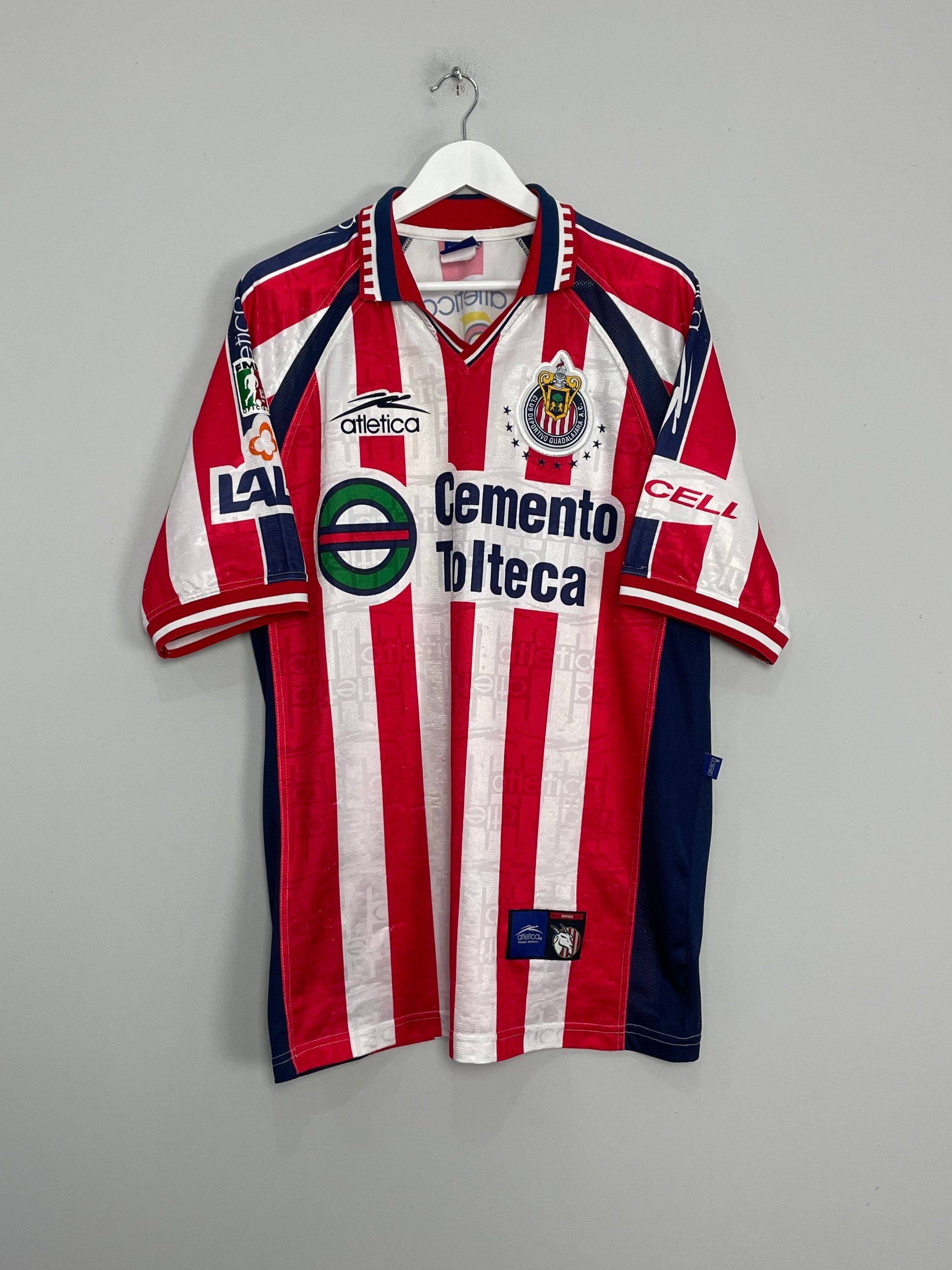 2000/01 CHIVAS GUADALARA HOME SHIRT (XL) ATLETICA