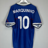 1997/99 RANGERS MARQUINHO #10 HOME SHIRT (XL) NIKE