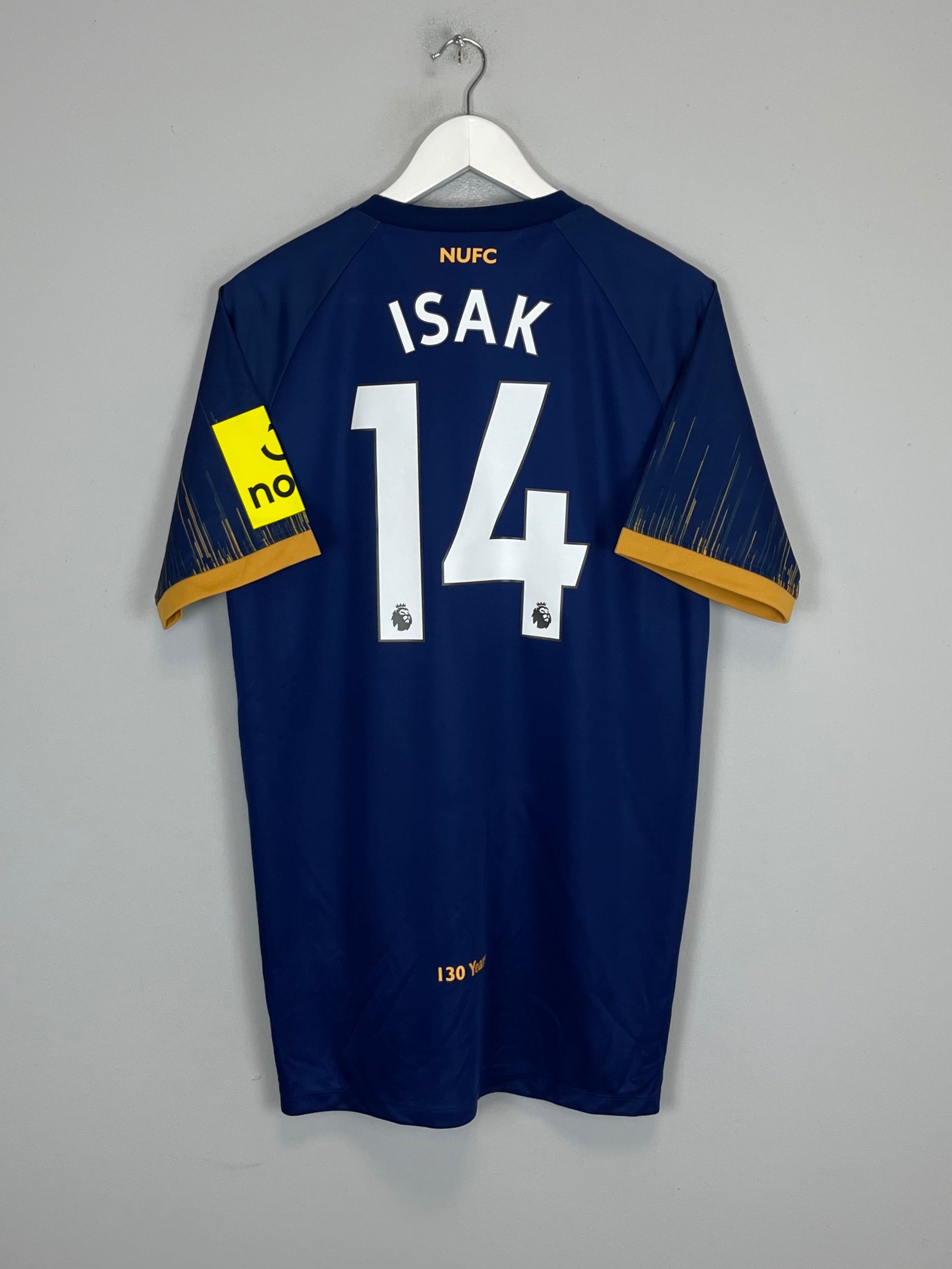 2022/23 NEWCASTLE UNITED ISAK #14 AWAY SHIRT (L) CASTORE