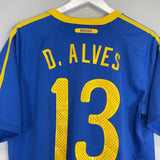 2010/11 BRAZIL D.ALVES #13 AWAY SHIRT (L) NIKE