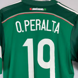 2014/15 MEXICO O.PERALTA #19 HOME SHIRT (M) ADIDAS