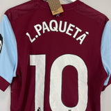 2023/24 WEST HAM L.PAQUETA #10 *BNWT* HOME SHIRT (L) UMBRO