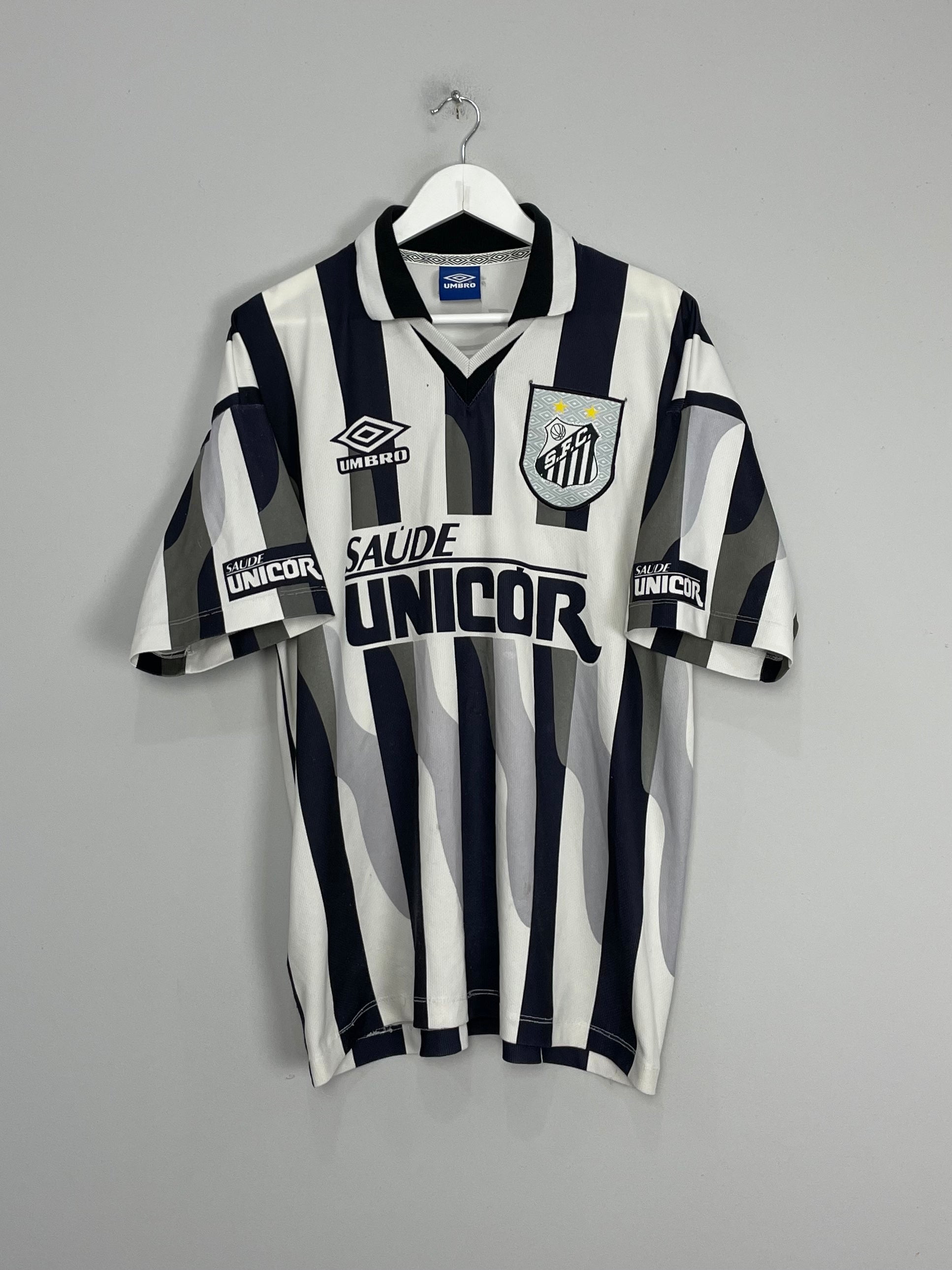 1998 SANTOS AWAY SHIRT (L) UMBRO