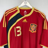 2009 SPAIN LLORENTE #13 CONFEDERATIONS CUP HOME SHIRT (XXL) ADIDAS