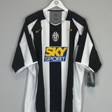 2004/05 JUVENTUS NEDVED #11 *BNWT* HOME SHIRT (XL) NIKE