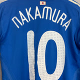 2008/09 JAPAN NAKAMURA #10 *PLAYER ISSUE* L/S HOME SHIRT (S) ADIDAS