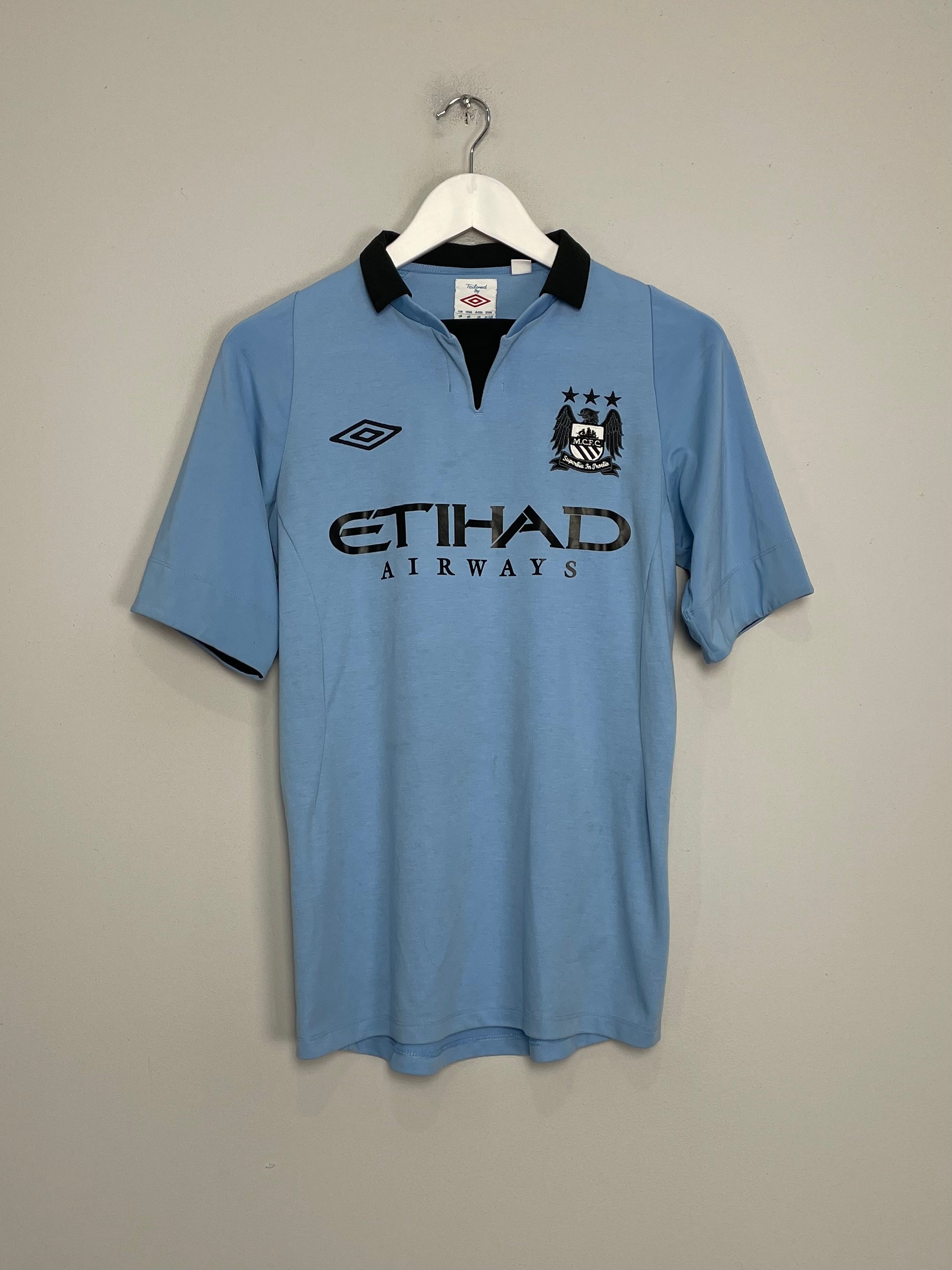 2012/13 MANCHESTER CITY HART #1 HOME SHIRT (S) UMBRO