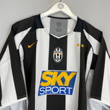 2004/05 JUVENTUS NEDVED #11 *BNWT* HOME SHIRT (XL) NIKE