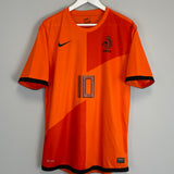 2012/13 NETHERLANDS SNEIJDER #10 HOME SHIRT (L) NIKE