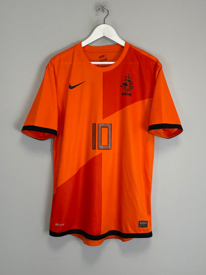 2012/13 NETHERLANDS SNEIJDER #10 HOME SHIRT (L) NIKE