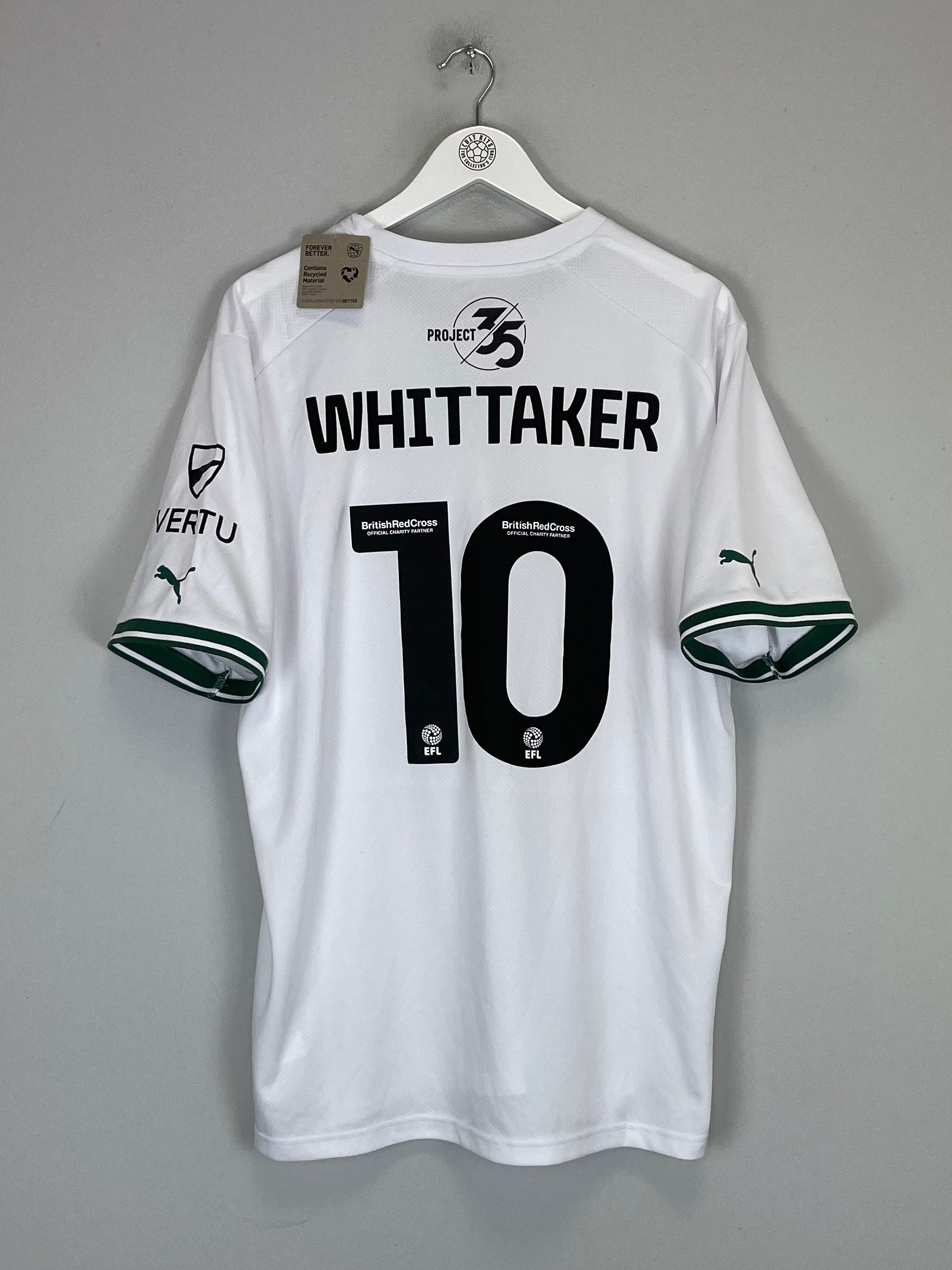 2023/24 PLYMOUTH ARGYLE WHITTAKER #10 *BNWT* AWAY SHIRT (XXL) PUMA