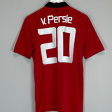 2013/14 MANCHESTER UNITED V.PERSIE #20 HOME SHIRT (M) NIKE