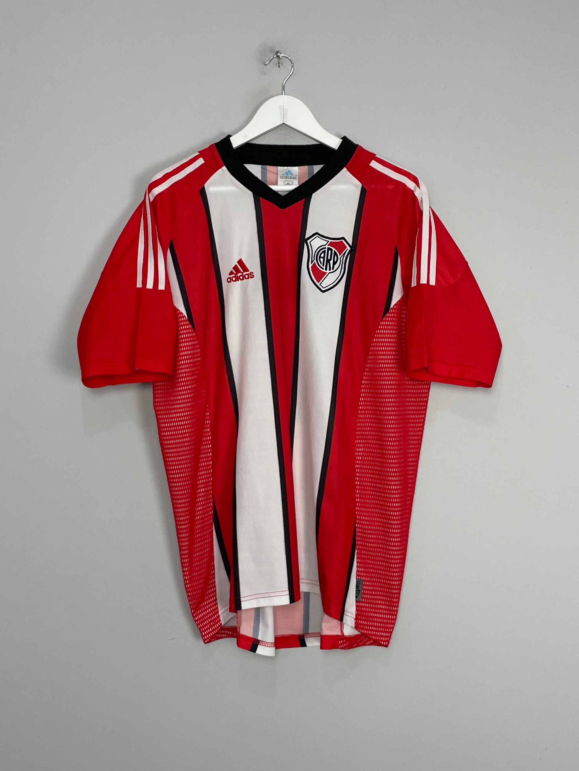 2002/04 RIVER PLATE #7 HOME SHIRT (L) ADIDAS