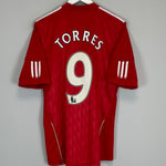 2010/12 LIVERPOOL TORRES #9 *BNWT* HOME SHIRT (M) ADIDAS