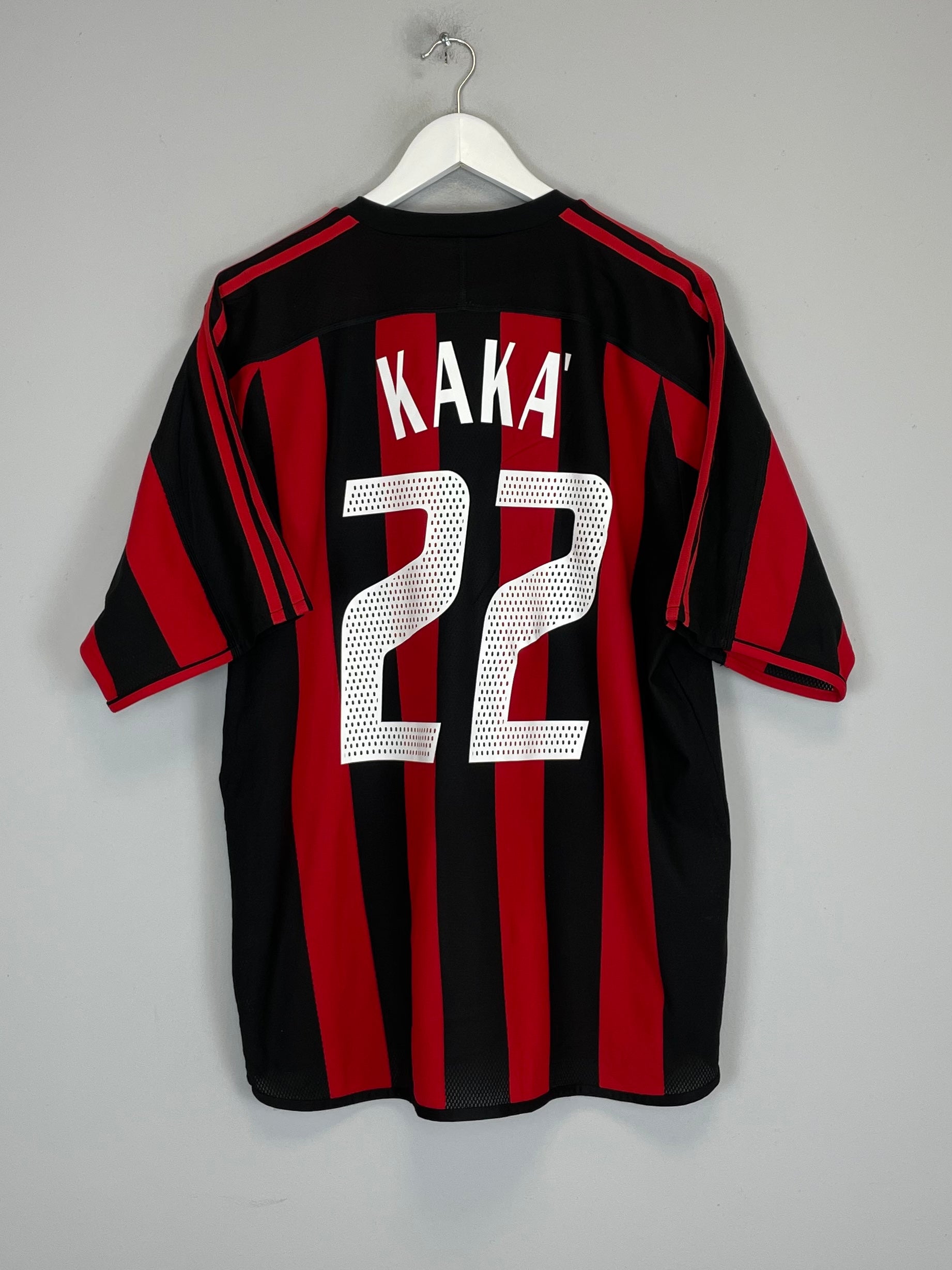 2003/04 AC MILAN KAKA #22 *PLAYER ISSUE* HOME SHIRT (L) NIKE