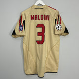 2004/05 AC MILAN MALDINI #3 C/L THIRD SHIRT (M) ADIDAS