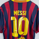 2013/14 BARCELONA MESSI #10 HOME SHIRT (XL) NIKE