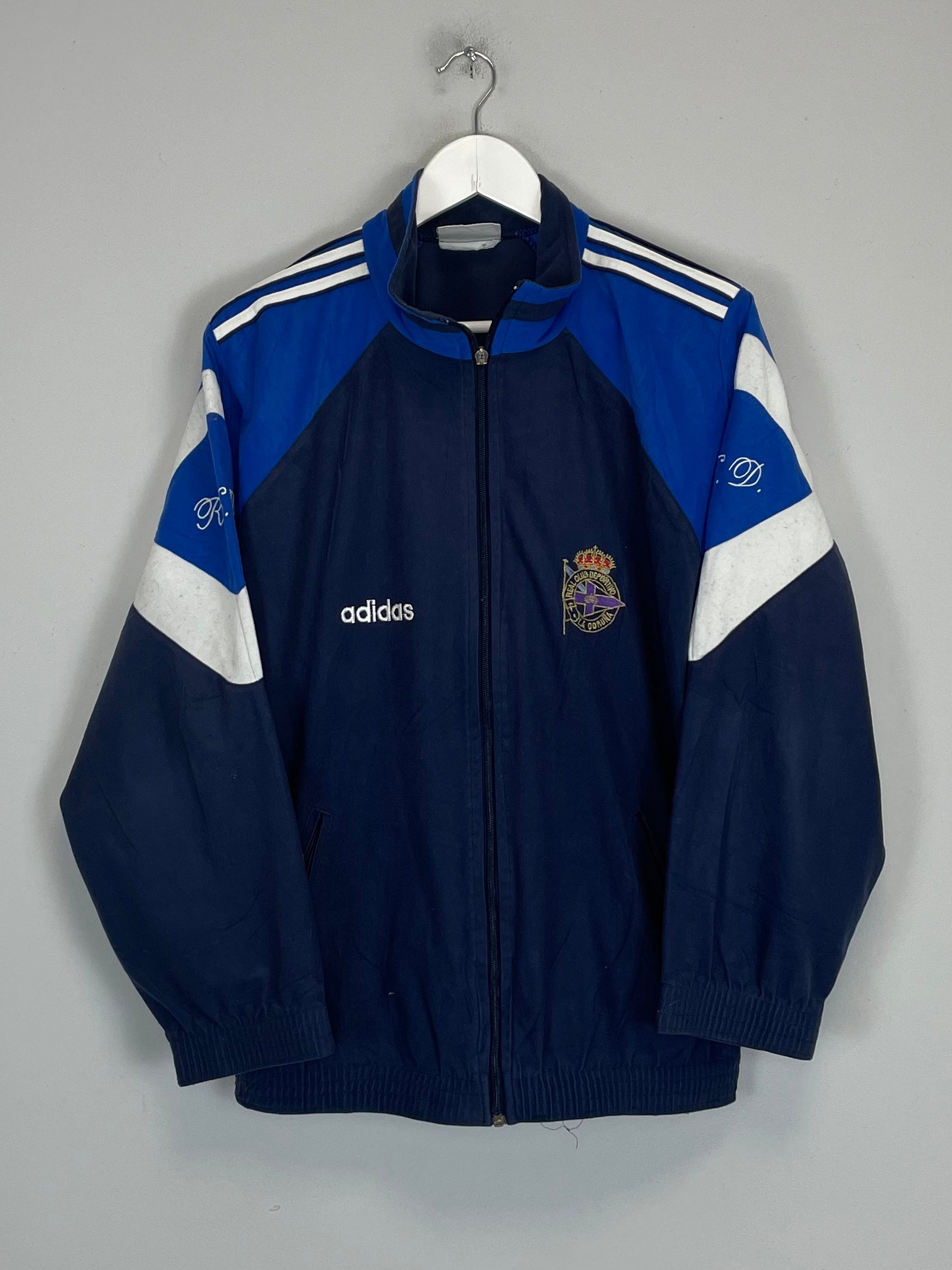 1997/98 DEPORTIVO LA CORUNA TRACK JACKET (M) ADIDAS