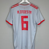 2018/19 SPAIN A.INIESTA #6 AWAY SHIRT (XL) ADIDAS