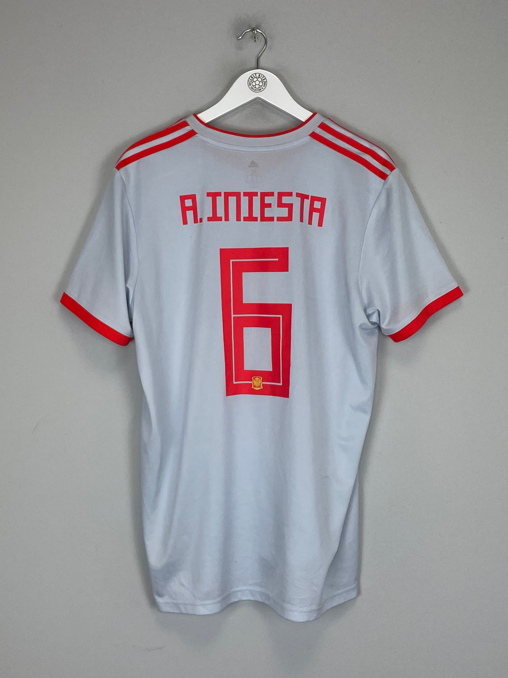 2018/19 SPAIN A.INIESTA #6 AWAY SHIRT (XL) ADIDAS