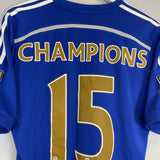 2014/15 CHELSEA CHAMPIONS #15 HOME SHIRT (M) ADIDAS