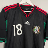 2010 MEXICO A.GUARDADO #18 AWAY SHIRT (M) ADIDAS