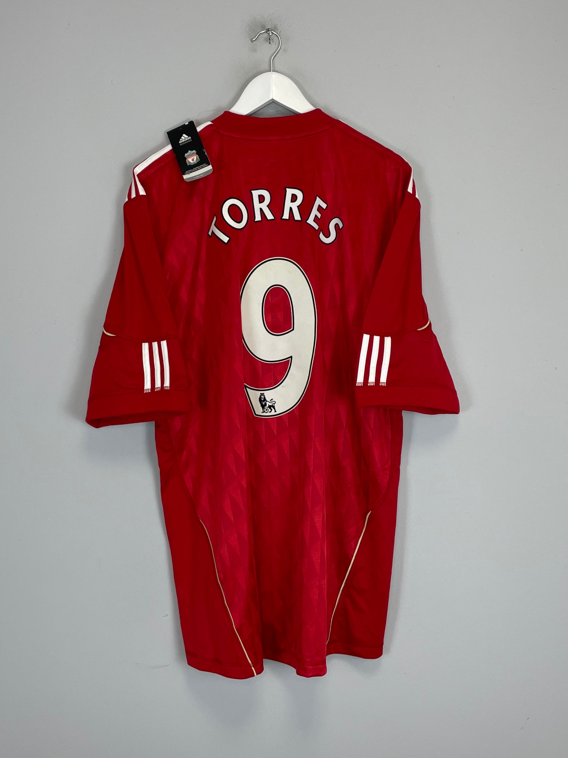 2010/12 LIVERPOOL TORRES #9 *BNWT* HOME SHIRT (XXL) ADIDAS