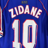 1998/00 FRANCE ZIDANE #10 *SPECIAL* HOME SHIRT (XL) ADIDAS