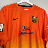 2012/13 BARCELONA PIQUE #3 AWAY SHIRT (XL) NIKE